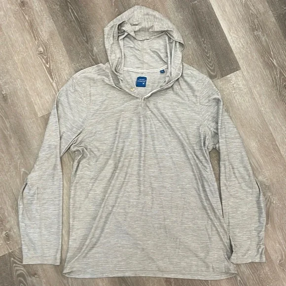 Hooded Long Sleeve Henley - Picture 1 of 2